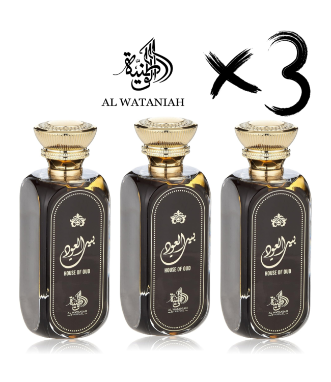 AL WATANIAH 3 X ETERNAL PERFUME HOUSE OF OUD, 100ml