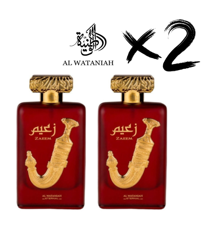 AL WATANIAH 2 x ETERNAL PERFUME ZAEEM, 100ml