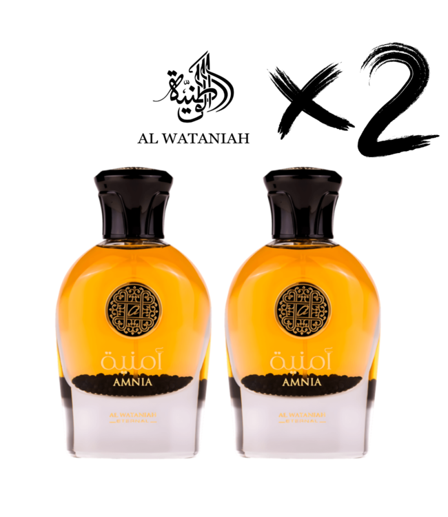 AL WATANIAH 2 X ETERNAL PERFUME AMNIA, 100ml