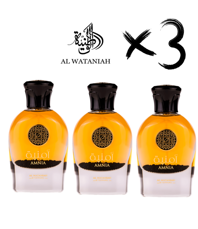 AL WATANIAH 3 X ETERNAL PERFUME AMNIA, 100ml