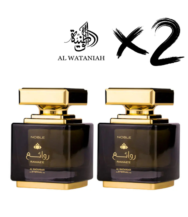AL WATANIAH 2 X ETERNAL PERFUME NOBEL  RAWAYEH, 100ml