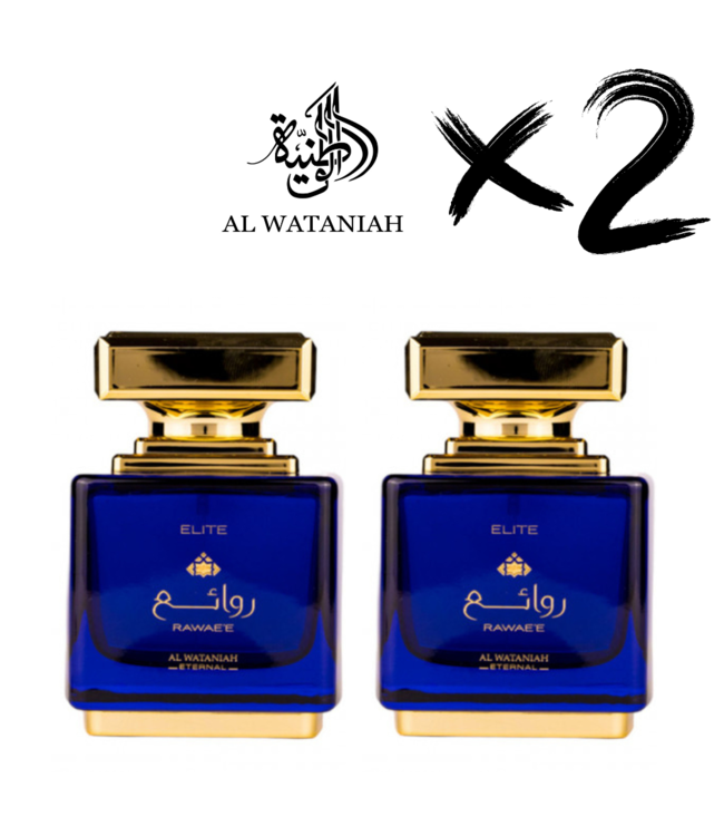 AL WATANIAH 2 X ETERNAL PERFUME ELITE  RAWAYEH, 100ml