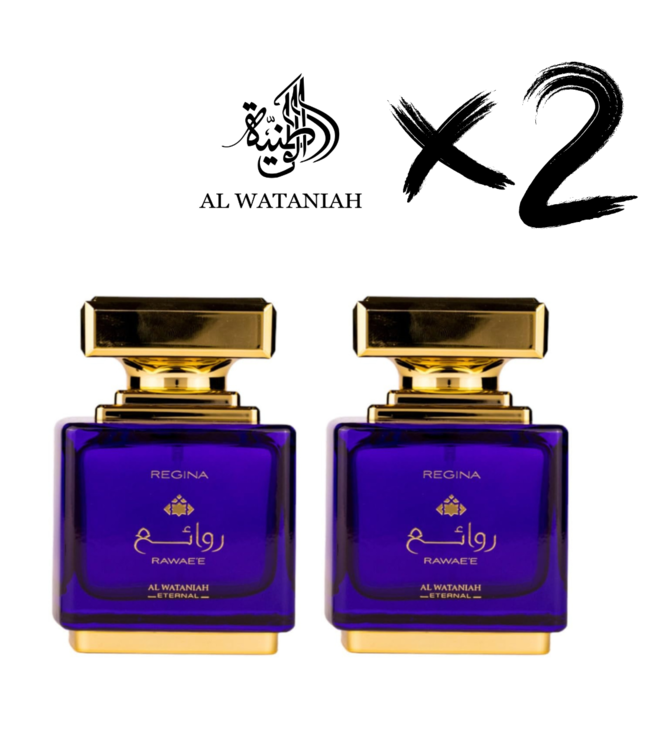 AL WATANIAH 2 X ETERNAL PERFUME REGINA  RAWAYEH, 100ml