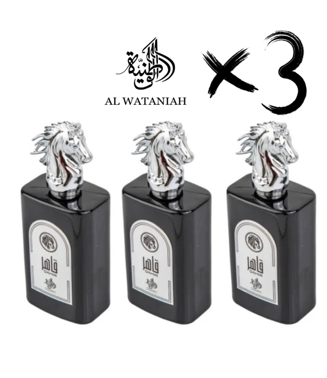 AL WATANIAH 3 X ETERNAL PERFUME QAHIR, 100ml