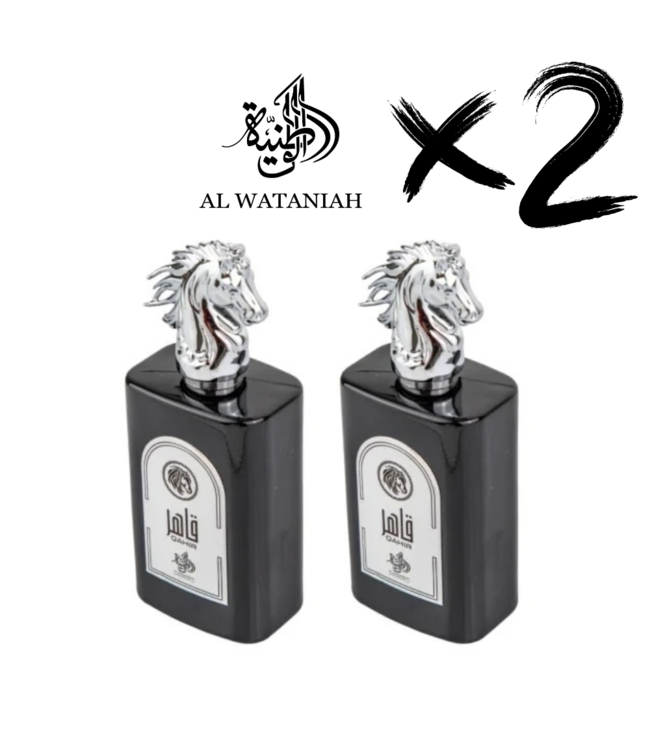 AL WATANIAH 2 X ETERNAL PERFUME QAHIR, 100ml