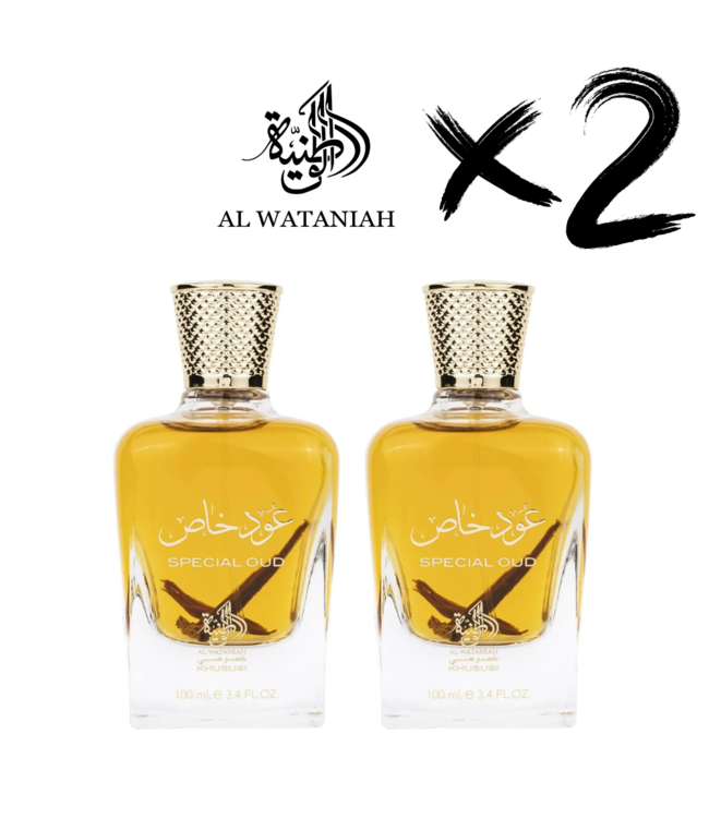 AL WATANIAH 2 X Perfume SPECIAL OUD, 100ml