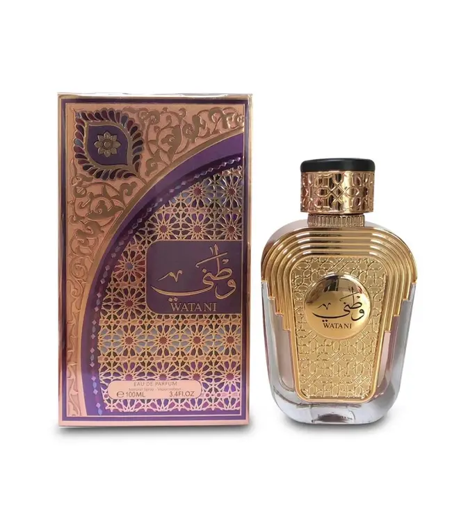 AL WATANIAH 2 X Perfume WATANI Purple, 100ml