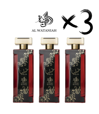 AL WATANIAH 3 X Perfume Alya, 100ml