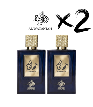 AL WATANIAH 2 X Perfume THAHAANI, 100ml