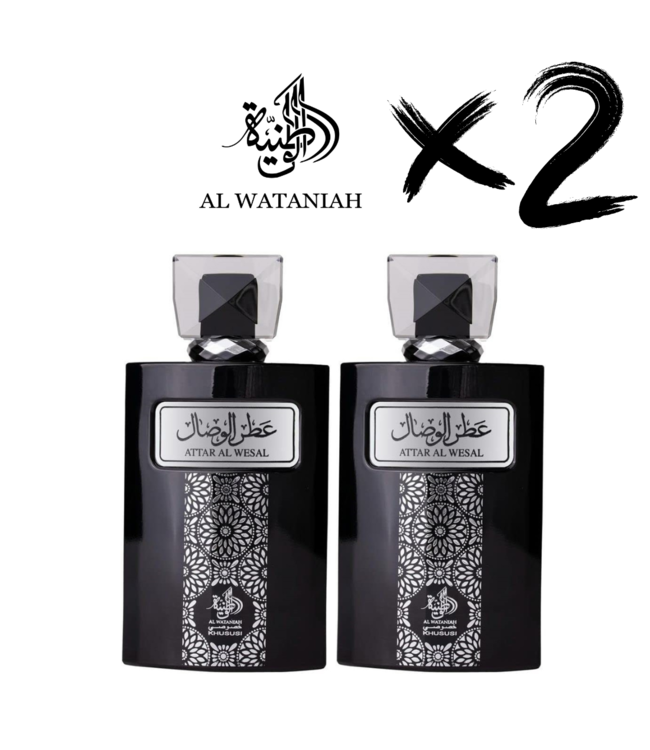 AL WATANIAH 2 X Perfume ATTAR AL WESAL, 100ml