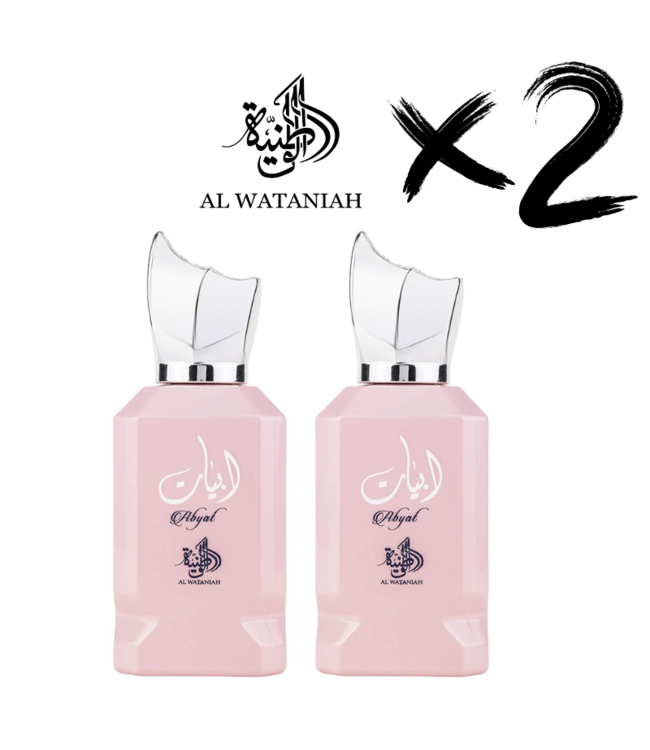 AL WATANIAH 2 X Perfume ABYAT, 100ml