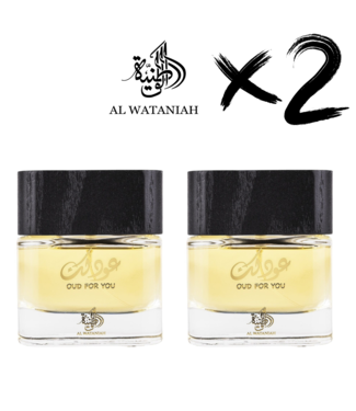 AL WATANIAH 2 X Perfume OUD FOR YOU, 100ml