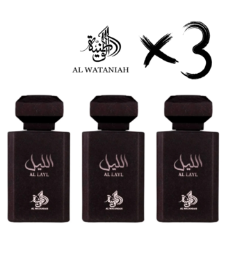 AL WATANIAH 3  X Perfume AL LAYL, 100ml