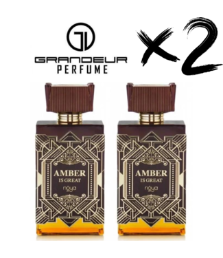 GRANDEUR 2 X Perfume LÂ´AMBRE, 100ml