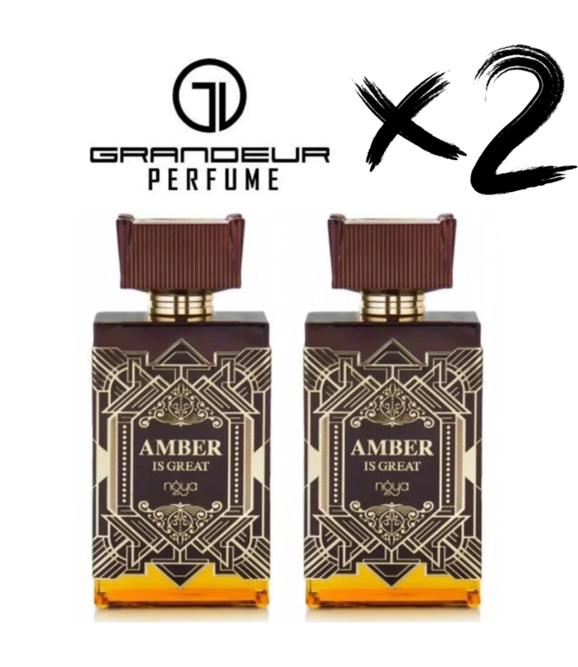 GRANDEUR 2 X Perfume LÂ´AMBRE, 100ml
