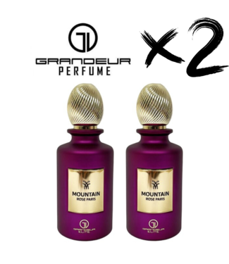 GRANDEUR 2 X Perfume MOUNTAIN ROSE PARIS, 100ml