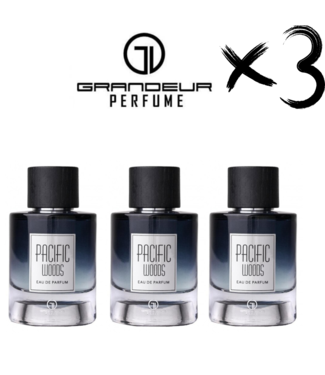 GRANDEUR 3 X Perfume PACIFIC WOOD, 100ml