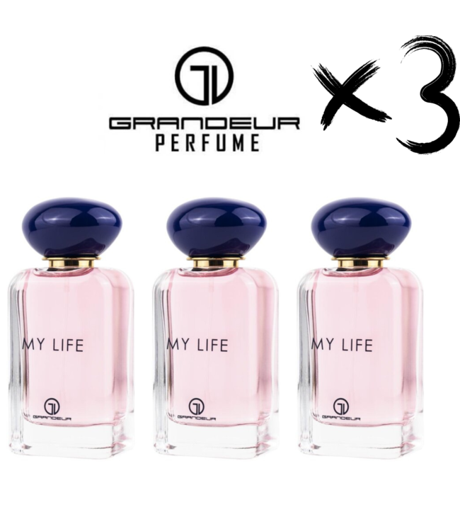GRANDEUR 3 X Perfume MY LIFE, 100ml