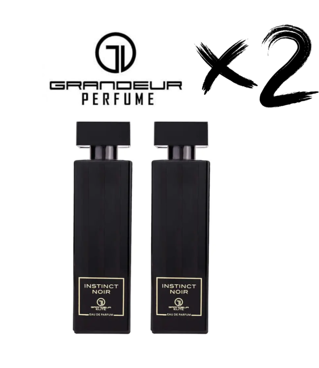 GRANDEUR 2 X Perfume INSTINCT NOIR, 100ml