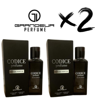 GRANDEUR 2 X Perfume CODICE PRAFUMO, 100ml