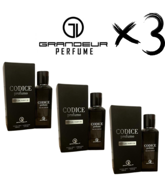 GRANDEUR 3 X Perfume CODICE PRAFUMO, 100ml