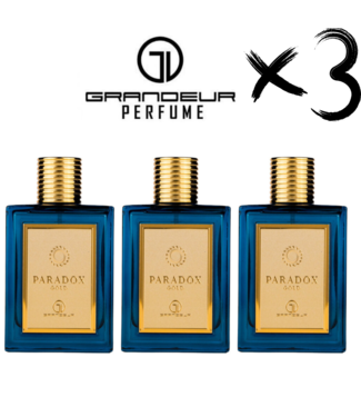 GRANDEUR 3 X Perfume PARADOX GOLD, 100ml