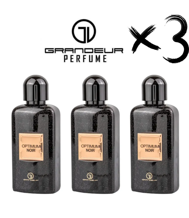 GRANDEUR 3 X Perfume OPTIMUIM NOIR, 100ml