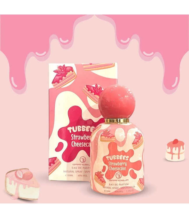 GRANDEUR TUBBEES Kinderparfum STRAWBERRY CHEESECAKE, 50ml