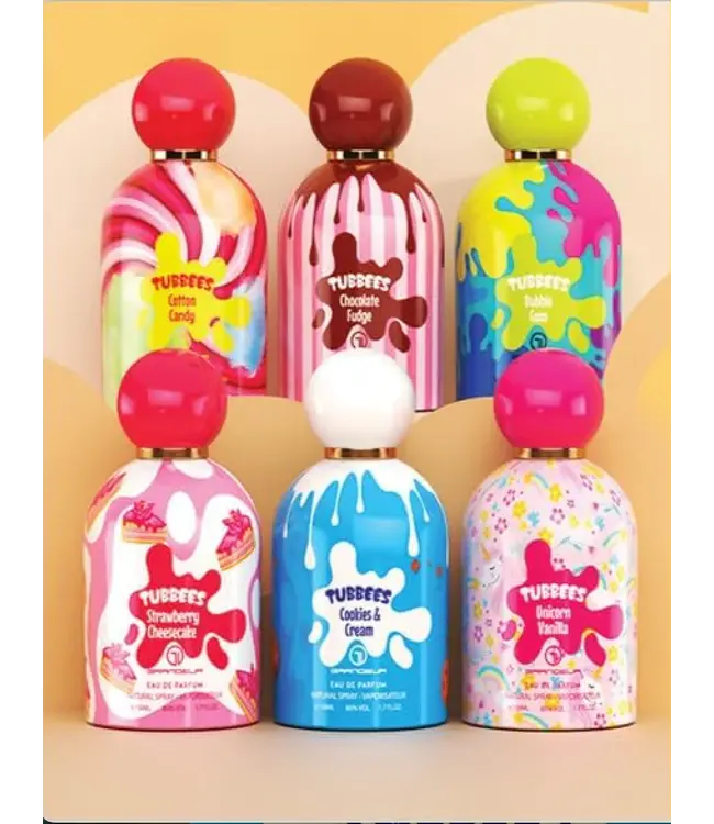 GRANDEUR  6 X 50ML PARFUM ENFANT TUBBEES
