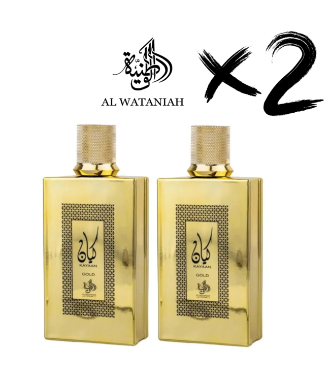 AL WATANIAH DUO SET -  ETERNAL  KAYAAN  Gold, 100ml + 100ml Classic