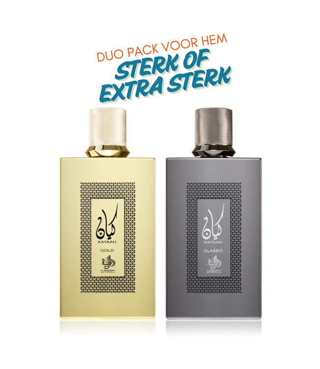 AL WATANIAH DUO SET -  ETERNAL  KAYAAN  Gold, 100ml + 100ml Classic