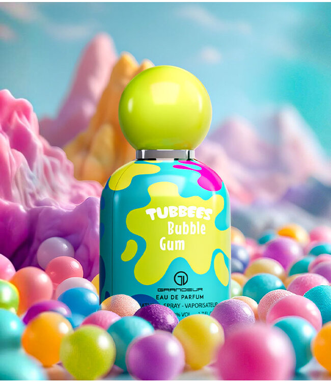 GRANDEUR TUBBEES Kinderparfum BUBBLE GUM,  50ml