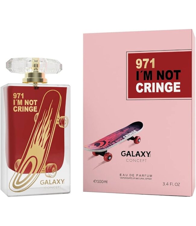GALAXY Eau De parfum 971 I'M NOT CRINGE, Inspired By 212 HEROES FOREVER YOUNG, 100ml