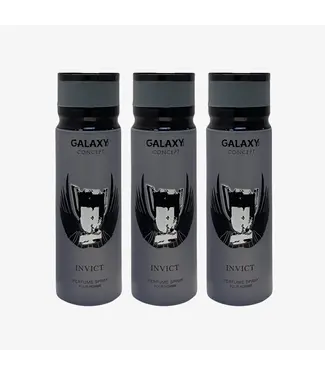 GALAXY 3 X INVICT Perfume Body Spray, 200ml - Inspired By INVICTUS PACO RABBANE