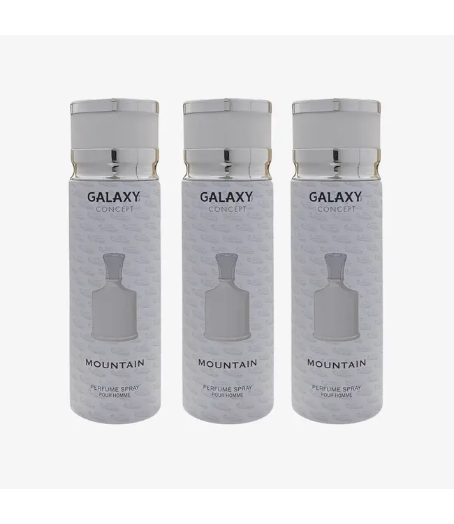 GALAXY  3 X MOUNTAIN Perfume Body Spray, 200ml - Inspired WHITE MOUNTAIN CREED
