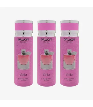 GALAXY 3 X BELLA Perfume Body Spray, 200ml - Inspired LA VIE EST BELLE LANCOME