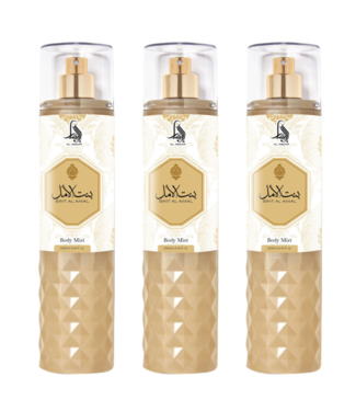 AL ABSAR SET BODY MIST Bint Al Amal,  3 X 200ml