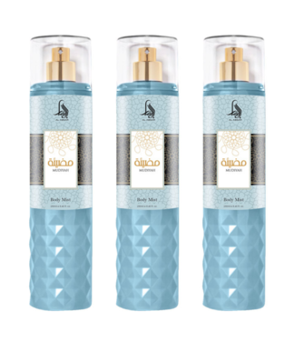 AL ABSAR SET BODY MIST Mudiyah,  3 X 200ml