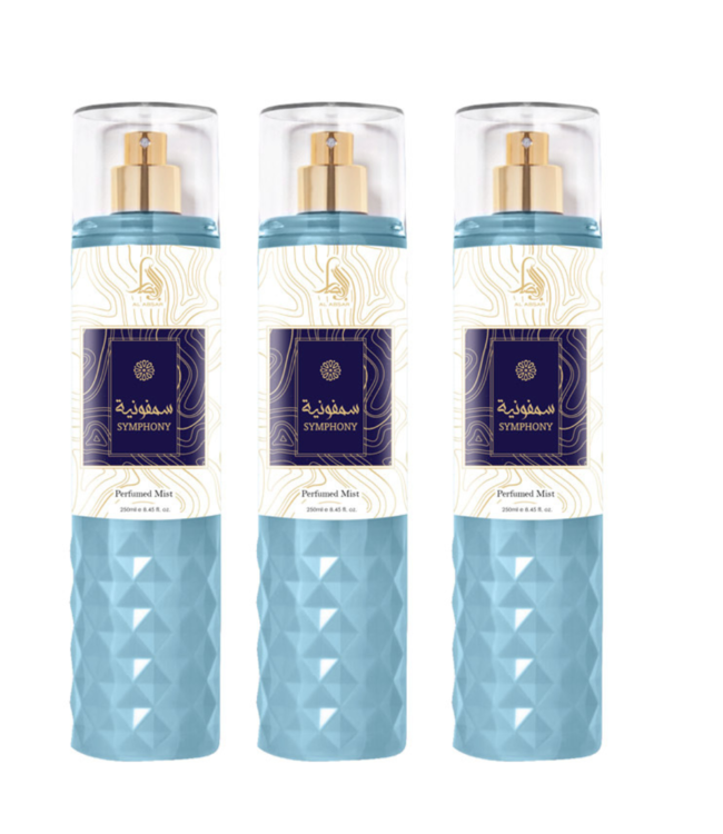 AL ABSAR SET BODY MIST Musk Candy,  3 X 200ml