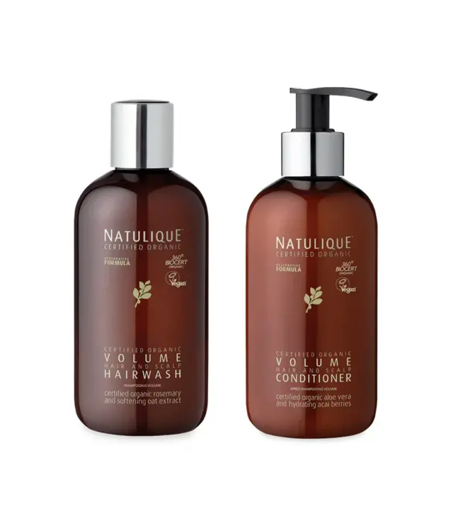 NATULIQUE DUO PACK Volume Hairwash, 250ml + Volume Conditione,  250ml