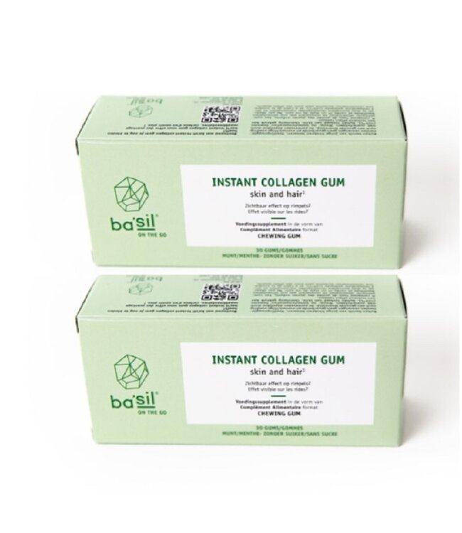 BA'SIL DUO PACK Instant Collagen Gum - Kauwgom met collageen