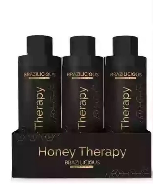 BRAZILICIOUS Honey Therapy Keratin 3 x 100ml + 100ml Mango Keratin