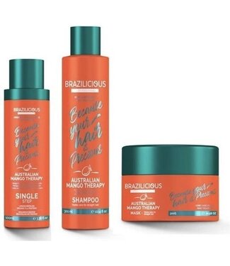 BRAZILICIOUS Australian Keratin Mango + After Care Set