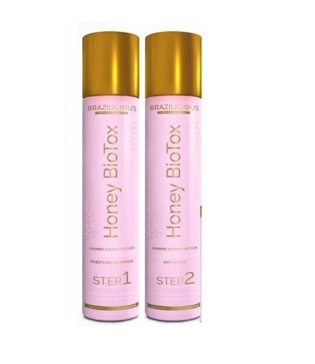 BRAZILICIOUS Biotox Honey & Jasmineflower Keratin 2 x 1000ml
