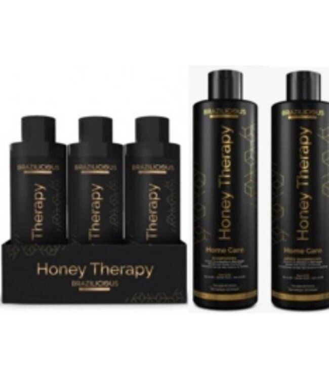 BRAZILICIOUS Honey Therapy Keratine 3 x 100ml  + 300ml Shampoo & Conditioner