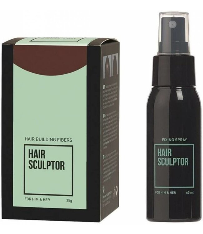 HAIR SCULPTOR Middenbruin + Hair Sculptor Fixing Spray