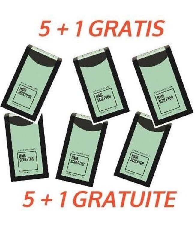 HAIR SCULPTOR MIDDEN BRUIN FIBERS 25GR 5 + 1