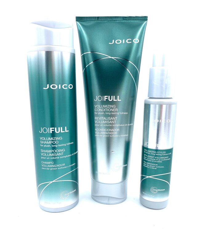 JOICO JoiFull Volumizing Shampoo, Conditioner, Volume Styler Trio