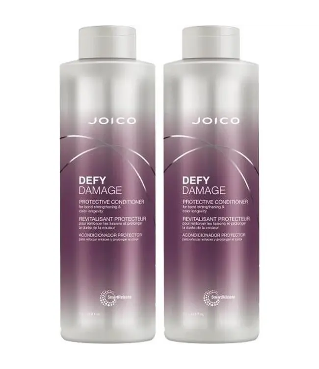 JOICO Defy Damage Protective Shampoo 1000ML + Conditioner 1000ml + 100ml Parfum