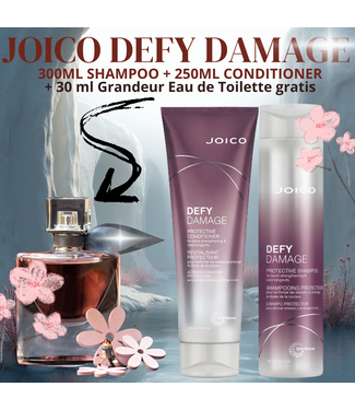 JOICO Defy Damage Protective Shampoo 300ML + Conditioner 2500ml + 30ml Parfum